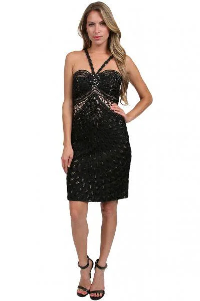 Group Buy DiscountSue Wong Applique Dress Cocktail Dress