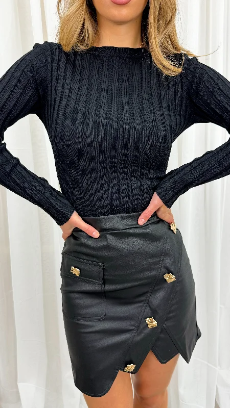 Thanksgiving SaleBAMBI SKIRT - BLACK