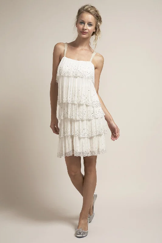 Revamp Your Home SaleBP6252 Short Flapper Wedding Dress