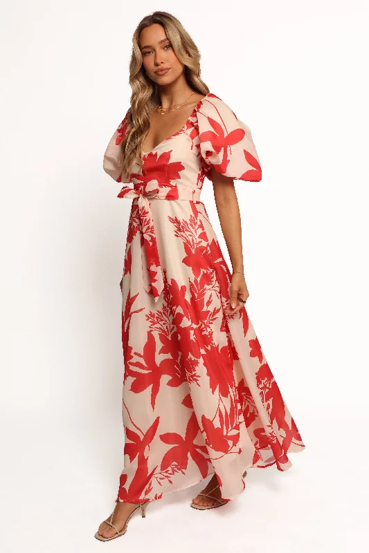 Flash SaleEllery Midi Dress - Red Floral