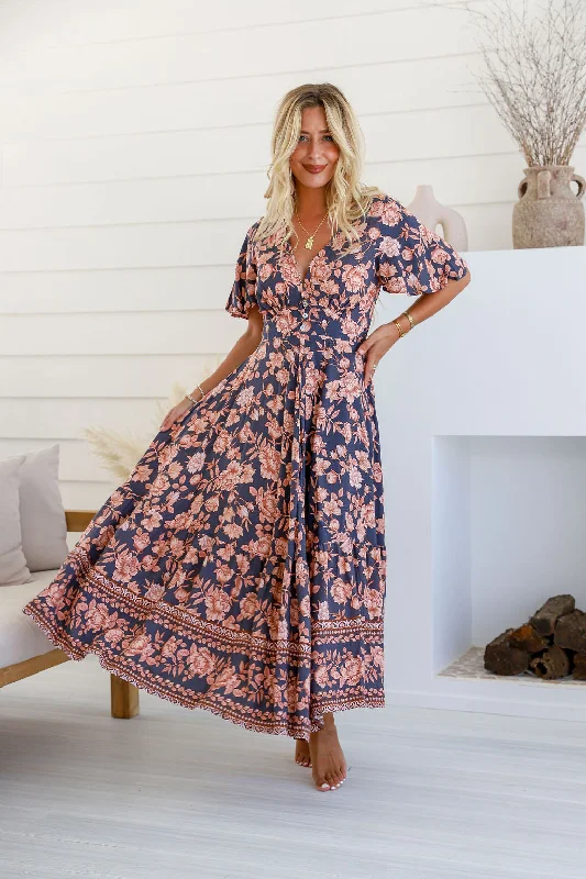 Monthly DealsEris Print Boho Dress