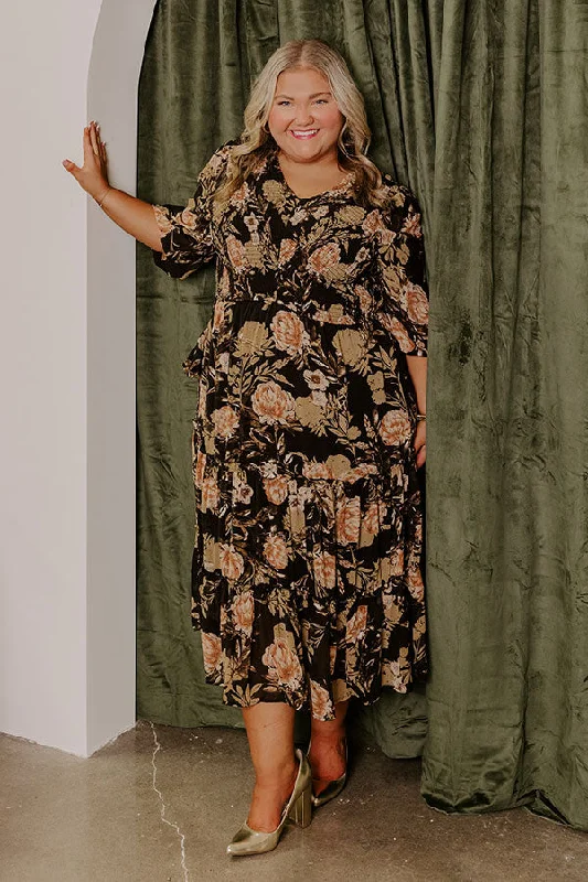 Refresh Your Collection SaleEthereal Moments Floral Midi Curves