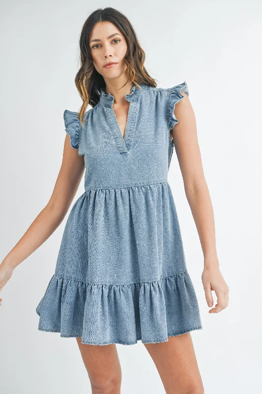 Earn PointsKaterina Denim Mini Dress