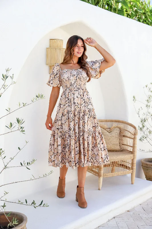 Steal of a DealKimberly Print Midi Dress