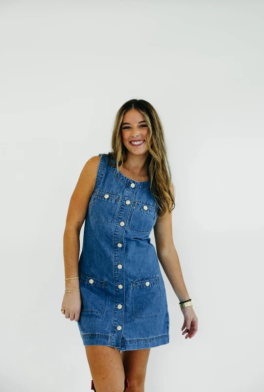 Markdown SaleRita Mini Dress - Medium Denim