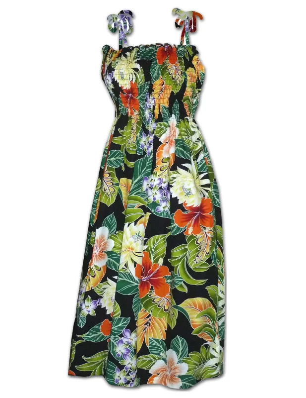 Steal of a DealSmock Dress Tropical Forest Mirage