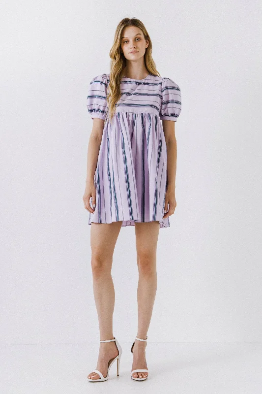 Back - to - School SaleStriped Mini Dress